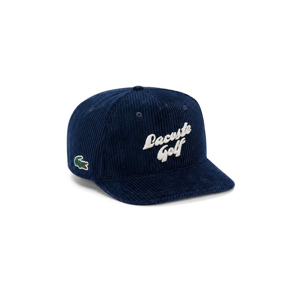 Lacoste Embroidered Corduroy Golf Cap