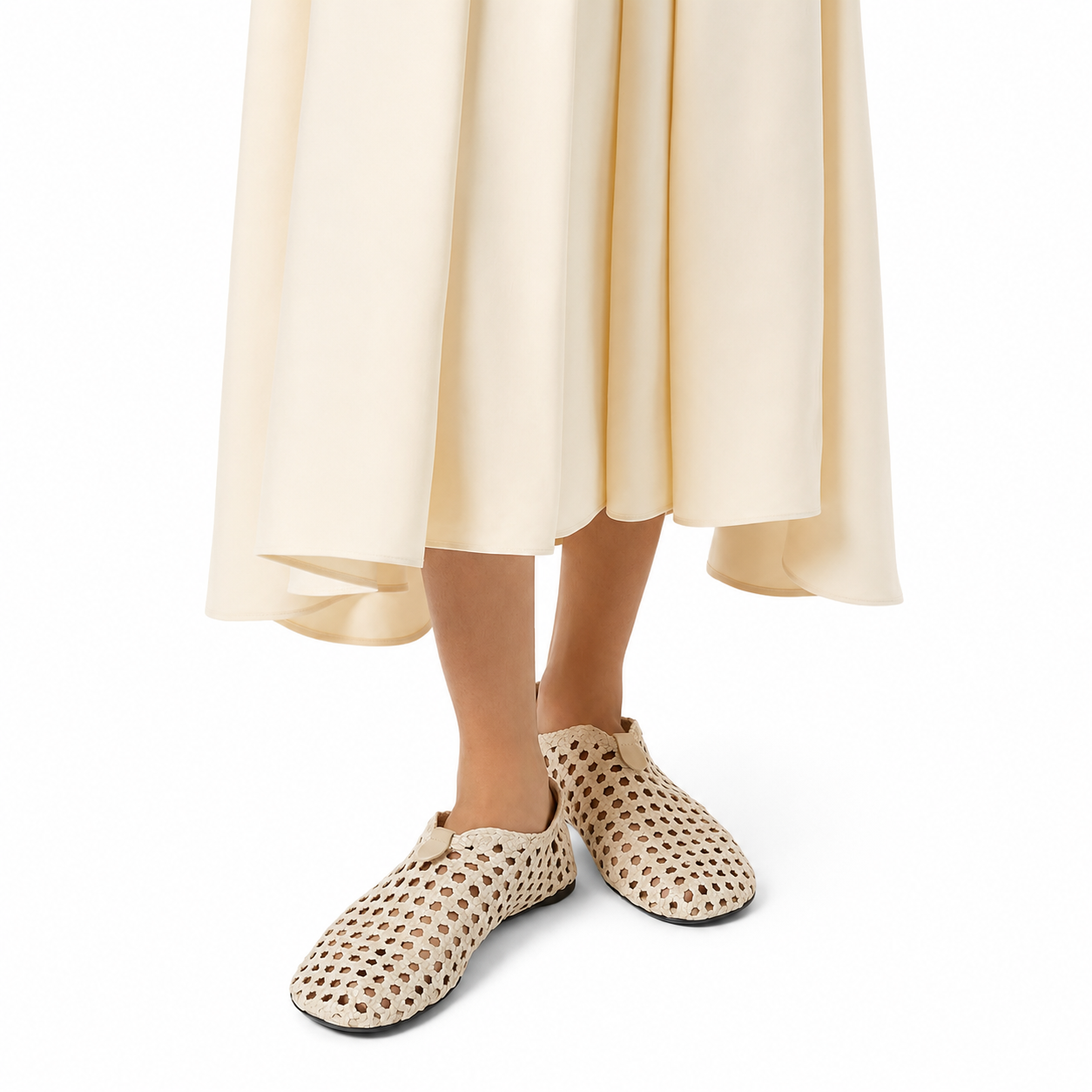 Loro Piana Floaty Flat Slipper Women's - Buttery Beige