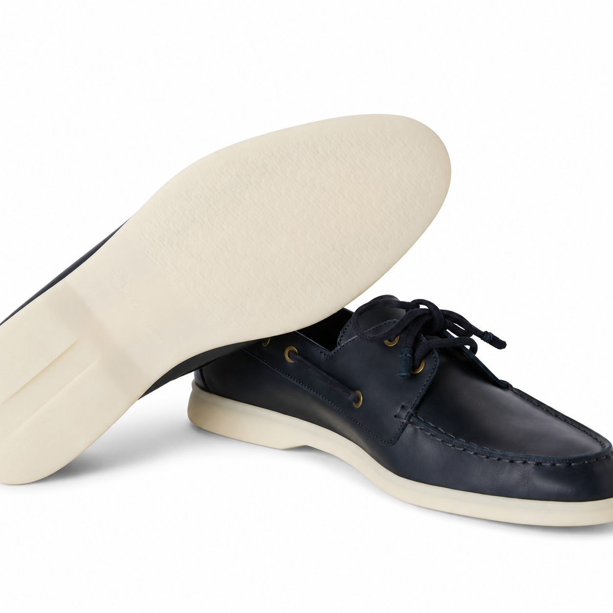 Loro Piana Sea-Sail Walk Moccasin - Petrolium