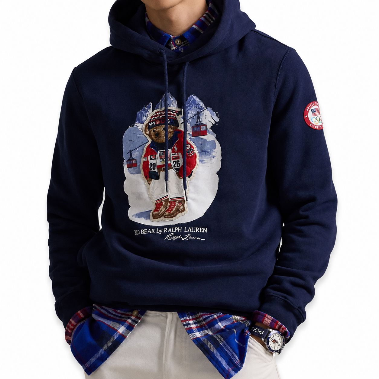 Ralph Lauren Team USA Polo Bear Hoodie