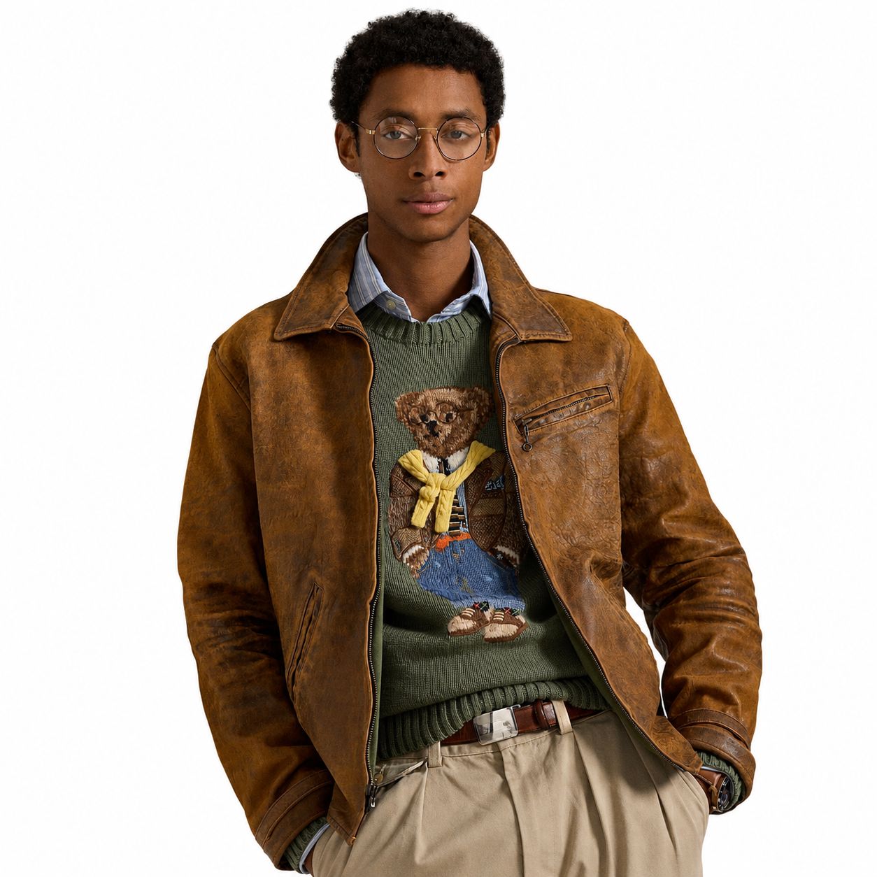 Ralph Lauren Polo Bear Intarsia-Knit Sweater