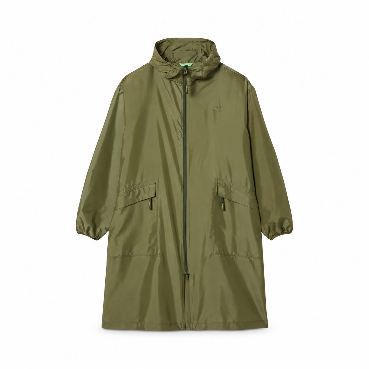 Lacoste Long Packable Water-Repellent Parka