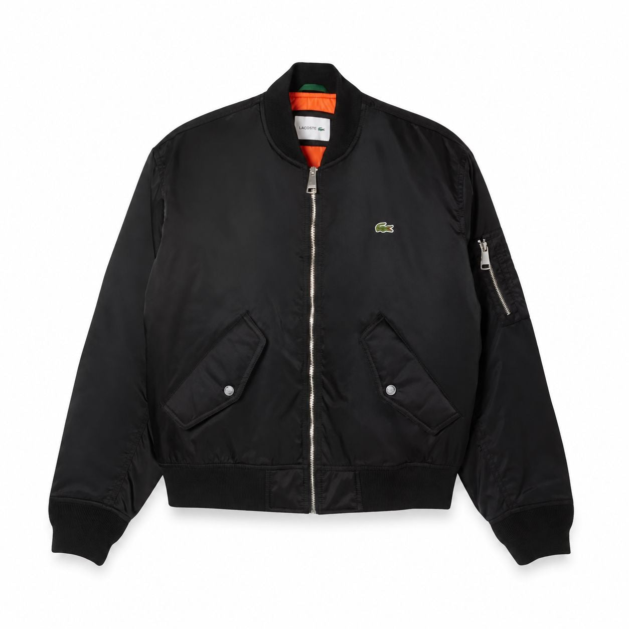 Lacoste Water-Repellent Quilted Bomber Jacket