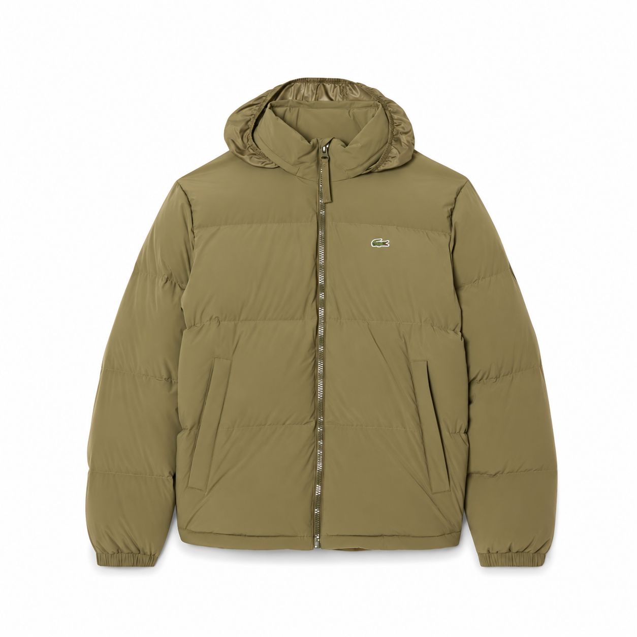 Lacoste Water-Repellent Hooded Down Jacket