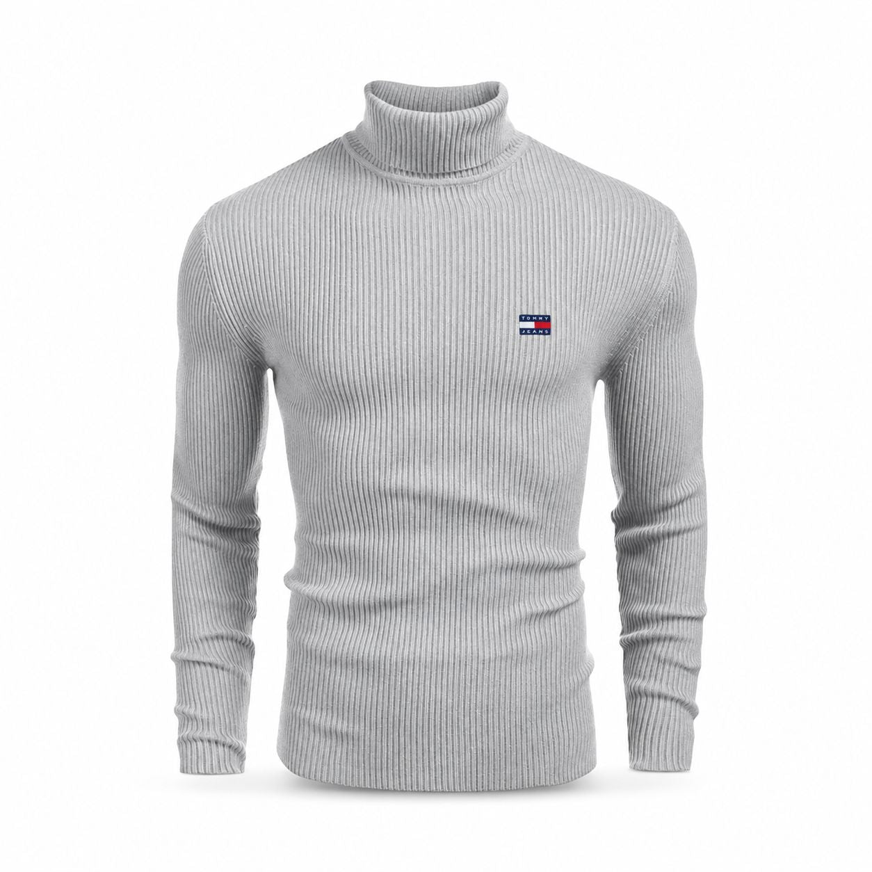 Tommy Hilfiger Cable-Knit Turtleneck Wool Sweater