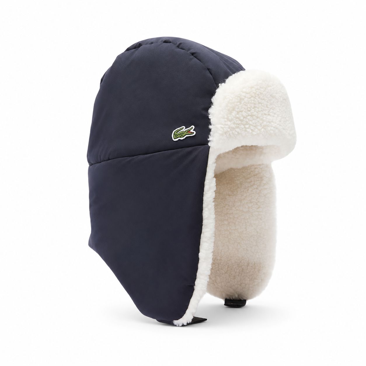 Lacoste Fleece-Lined Water-Repellent Chapka