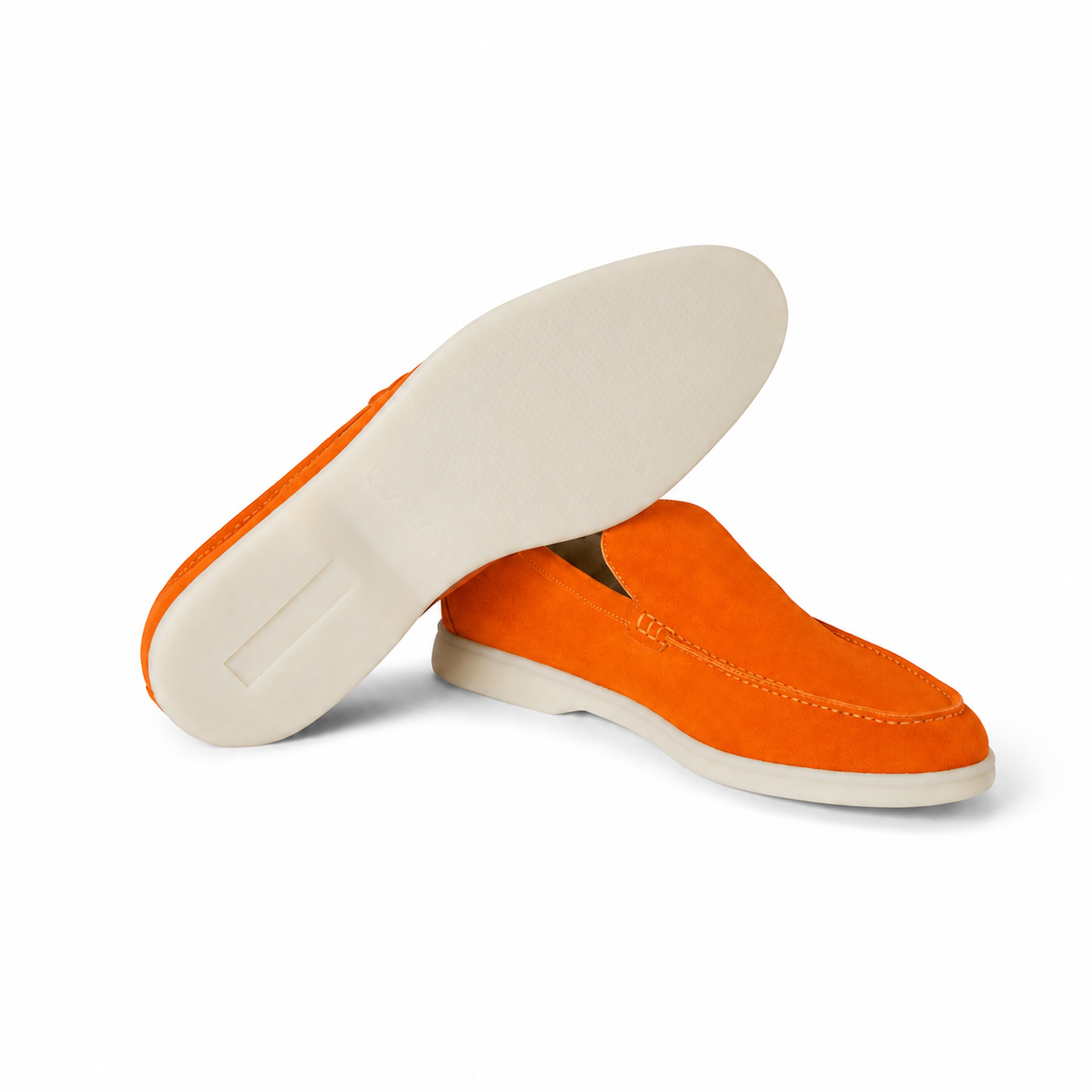 Loro Piana Summer Walk Moccasin - Terracotta Orange