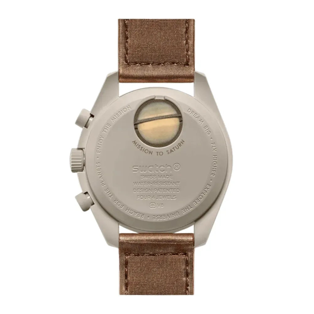 Omega X Swatch Speedmaster Moonswatch "mission to Saturn" Chronograph