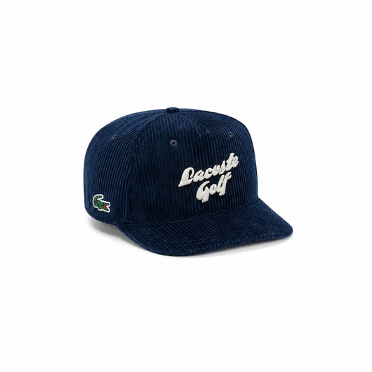 Lacoste Embroidered Corduroy Golf Cap