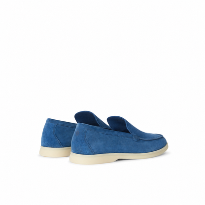 Loro Piana Summer Walk Moccasin - Cobalt Ink