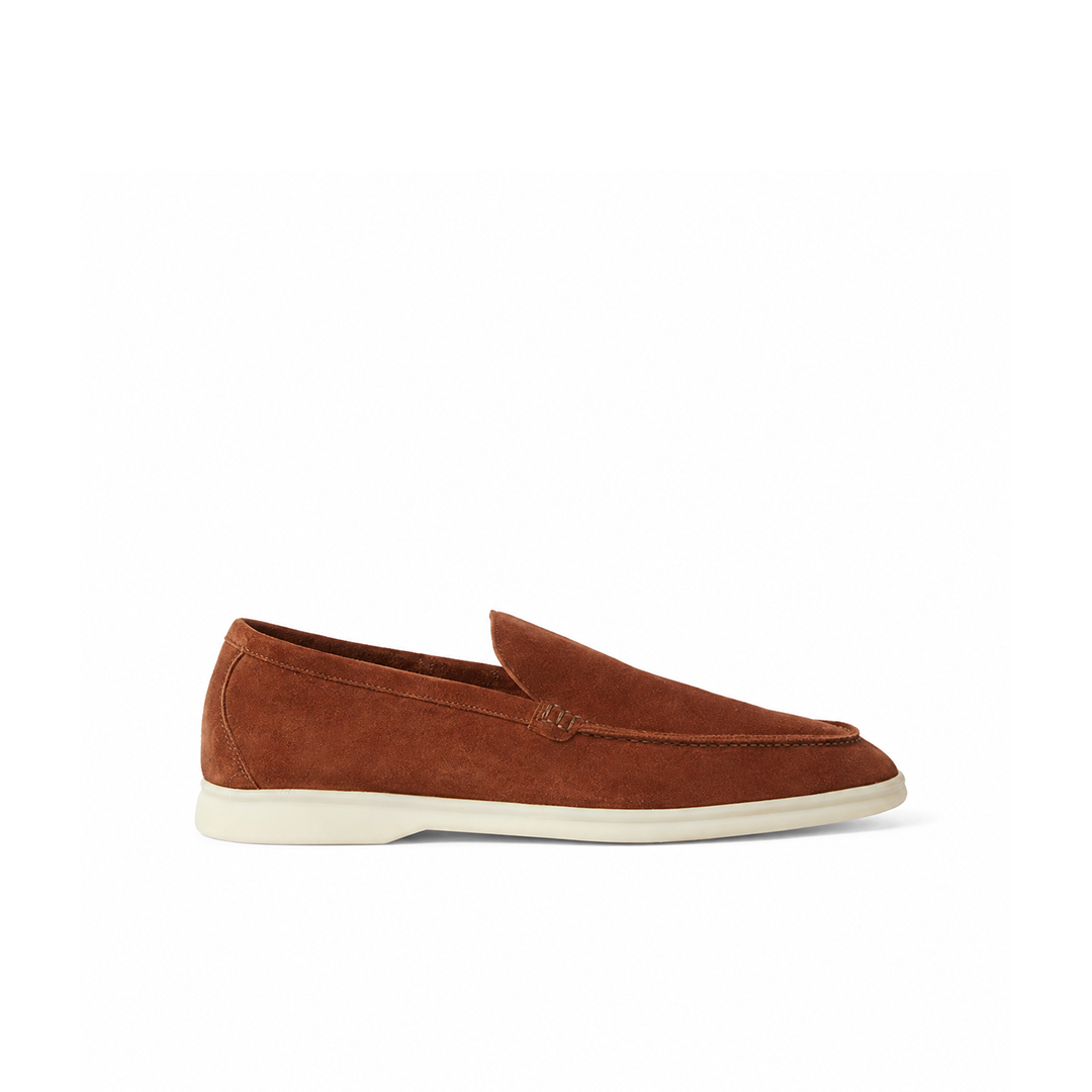Loro Piana Summer Walk Moccasin - Brown Whiskey