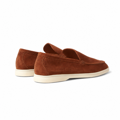 Loro Piana Summer Walk Moccasin - Brown Whiskey