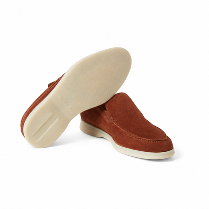Loro Piana Summer Walk Moccasin - Brown Whiskey