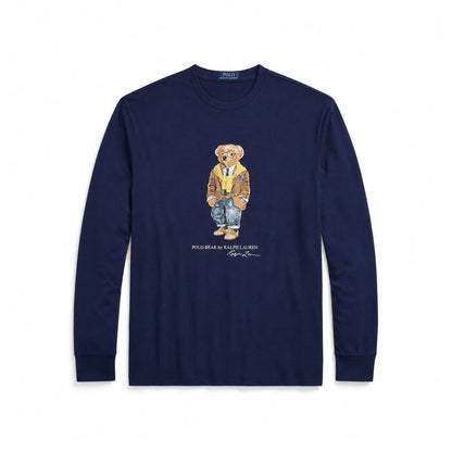 Ralph Lauren Polo Bear Jersey T-Shirt Classic Fit Long Sleeve