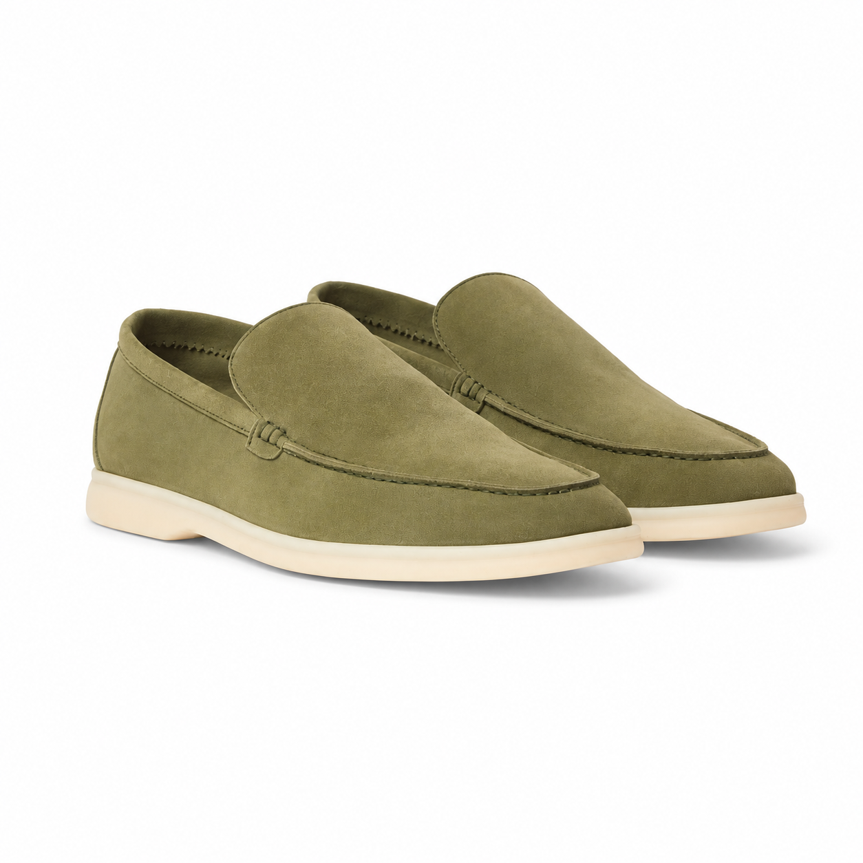 Loro Piana Summer Walk Moccasin - Verde-Acqua