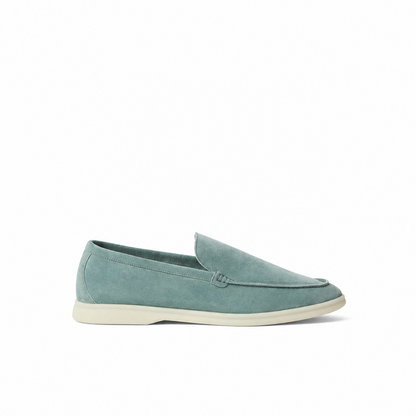 Loro Piana Summer Walk Moccasin - Pine Cloud