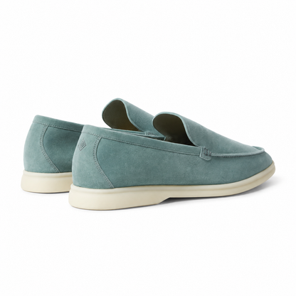 Loro Piana Summer Walk Moccasin - Pine Cloud