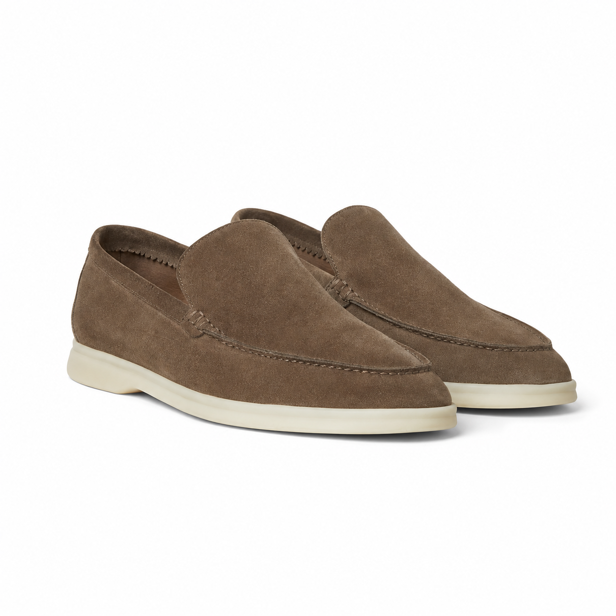 Loro Piana Summer Walk Moccasin - Canteen