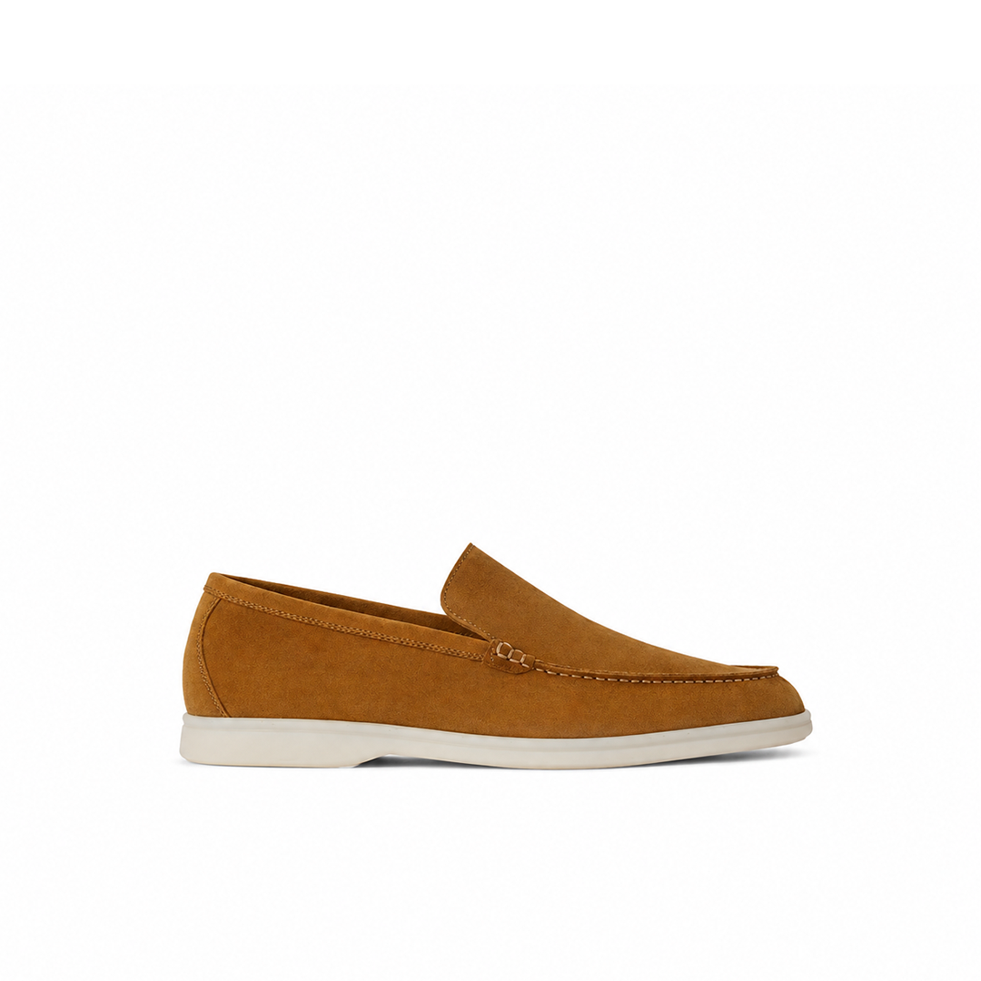 Loro Piana Summer Walk Moccasin - Tan
