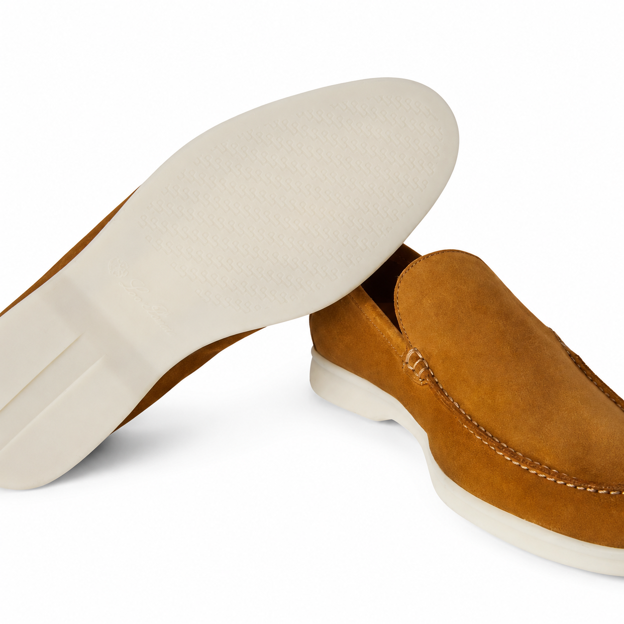 Loro Piana Summer Walk Moccasin - Tan