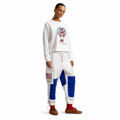 Ralph Lauren Team USA Polo Bear Long-Sleeve T-Shirt