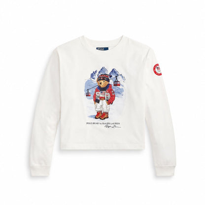Ralph Lauren Team USA Polo Bear Long-Sleeve T-Shirt