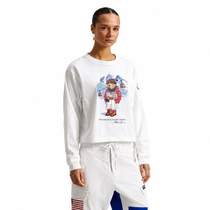 Ralph Lauren Team USA Polo Bear Long-Sleeve T-Shirt