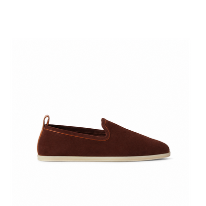Loro Piana Venice Walk Moccasin - Deep Mogano