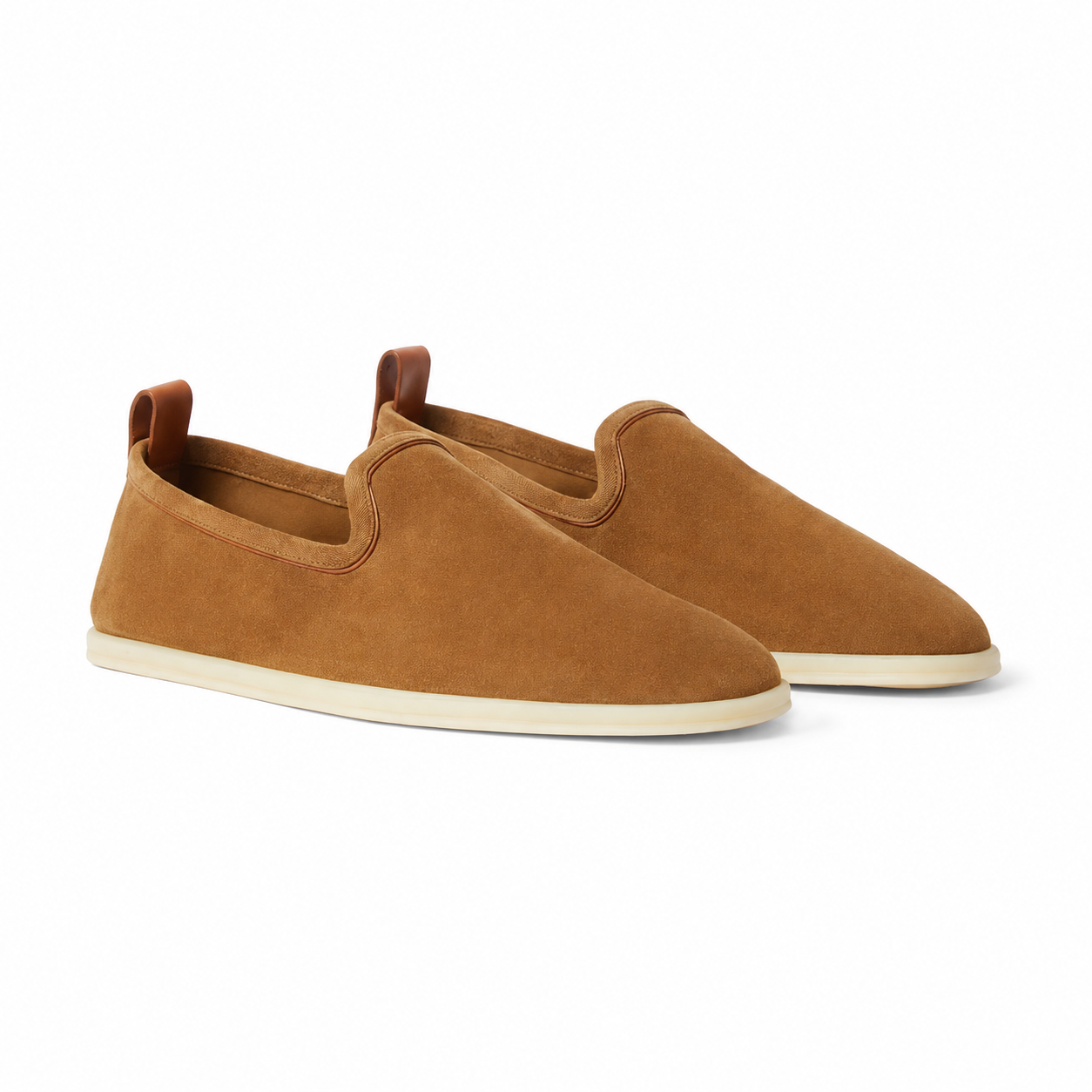 Loro Piana Venice Walk Moccasin - Light Sand Dune