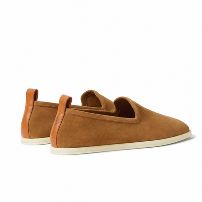 Loro Piana Venice Walk Moccasin - Light Sand Dune