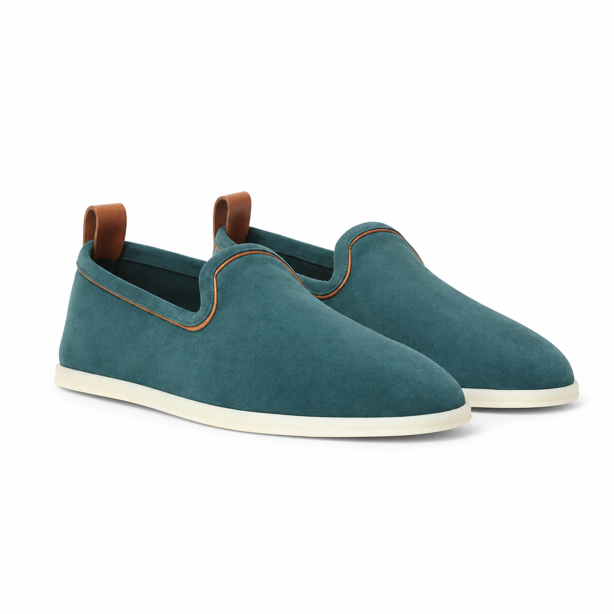 Loro Piana Venice Walk Moccasin - Atlantic Deep
