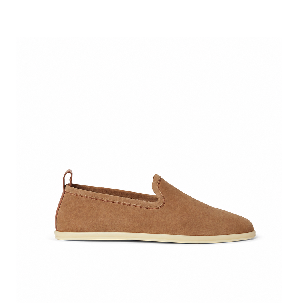Loro Piana Venice Walk Moccasin - Dark Birch
