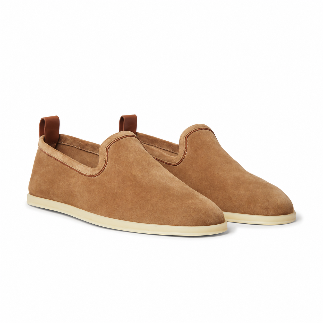 Loro Piana Venice Walk Moccasin - Dark Birch