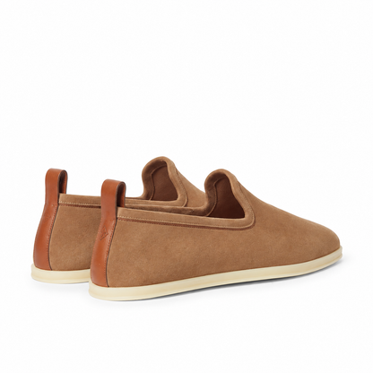Loro Piana Venice Walk Moccasin - Dark Birch
