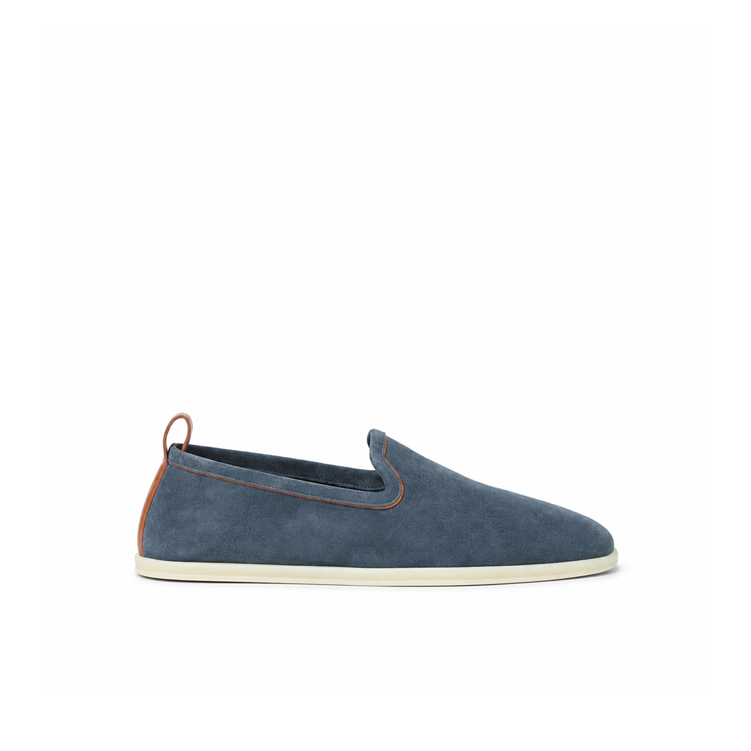 Loro Piana Venice Walk Moccasin - Black Figs