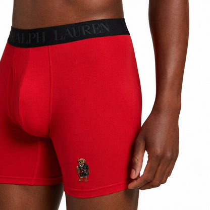Ralph Lauren 4D-Flex Polo Bear Boxer Briefs 3-Pack