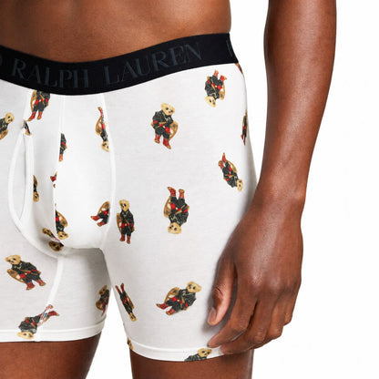 Ralph Lauren 4D-Flex Polo Bear Boxer Briefs 3-Pack
