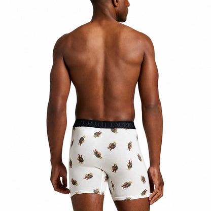 Ralph Lauren 4D-Flex Polo Bear Boxer Briefs 3-Pack