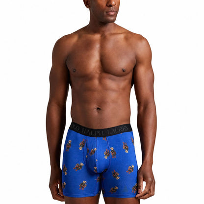Ralph Lauren 4D-Flex Polo Bear Boxer Briefs 3-Pack