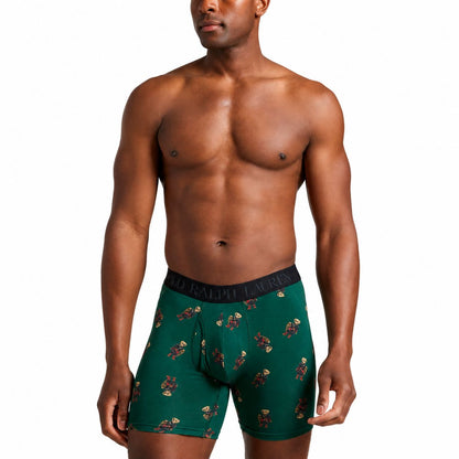 Ralph Lauren 4D-Flex Polo Bear Boxer Briefs 3-Pack
