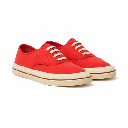 Loro Piana Nantucket Walk Sneaker Women's - Red Tango