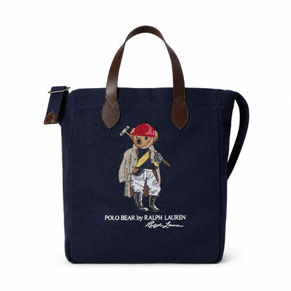 Ralph Lauren Polo Bear Canvas Tote Bag