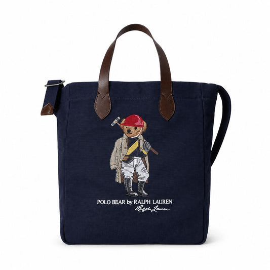 Ralph Lauren Polo Bear Canvas Tote Bag