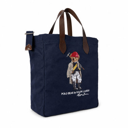 Ralph Lauren Polo Bear Canvas Tote Bag