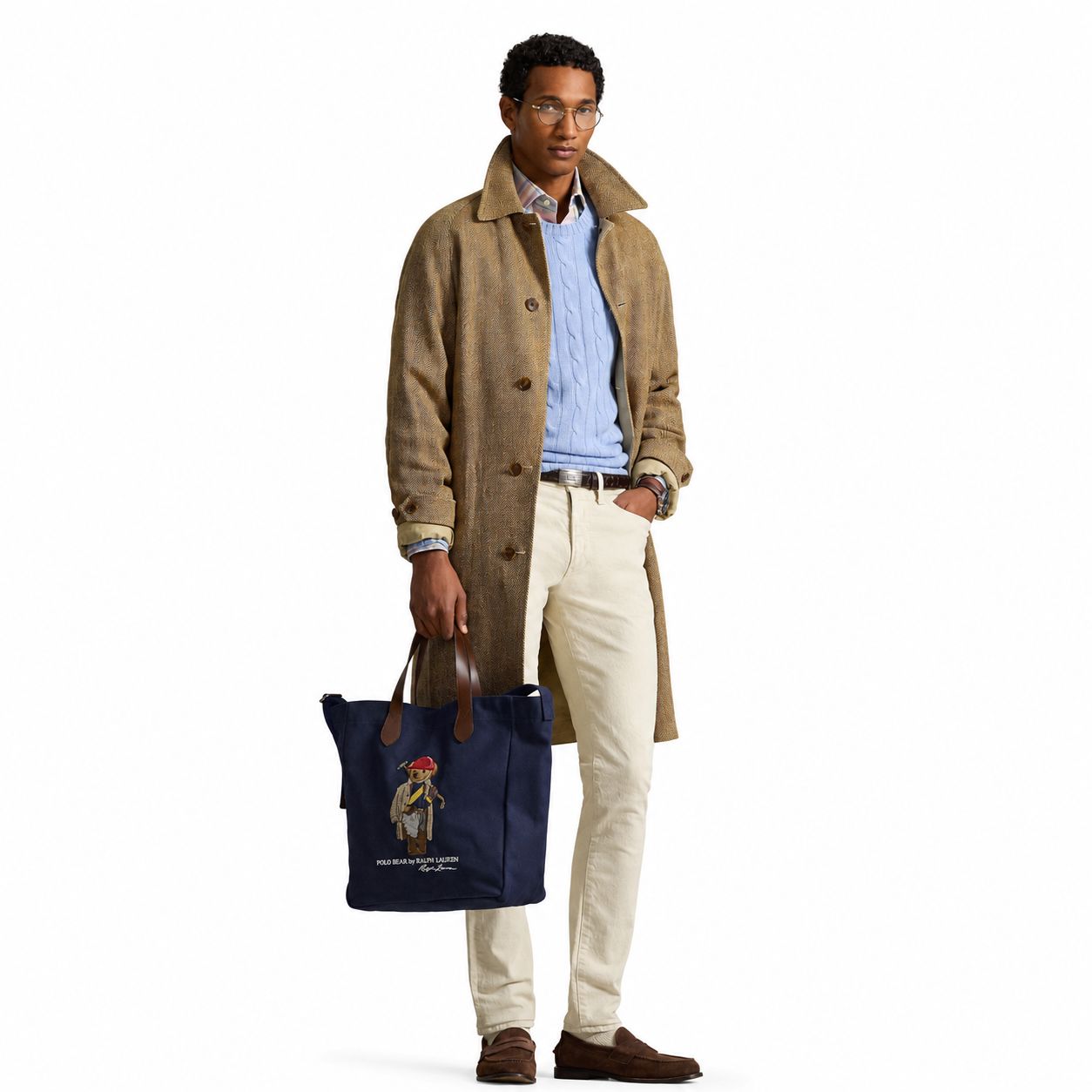 Ralph Lauren Polo Bear Canvas Tote Bag