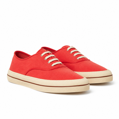 Loro Piana Nantucket Walk Sneakers Men's - Red Tango