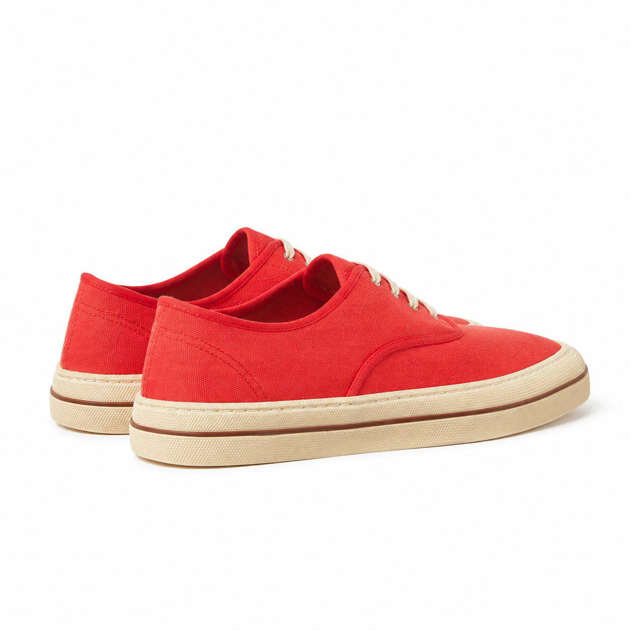 Loro Piana Nantucket Walk Sneakers Men's - Red Tango