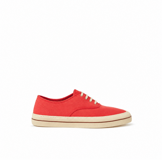 Loro Piana Nantucket Walk Sneakers Men's - Red Tango