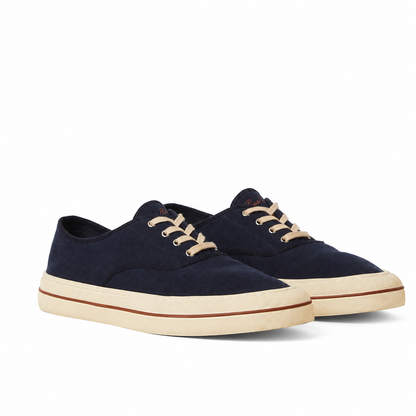 Loro Piana Nantucket Walk Sneakers Men's - Blue Navy