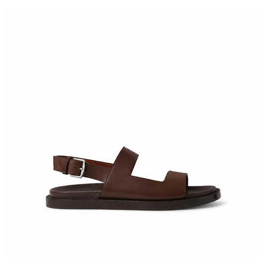 Loro Piana New Nama Walk Sandal - Dark Moka